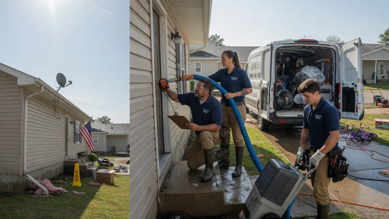 Ceiling Water Damage Restoration in Reddell, LA near me